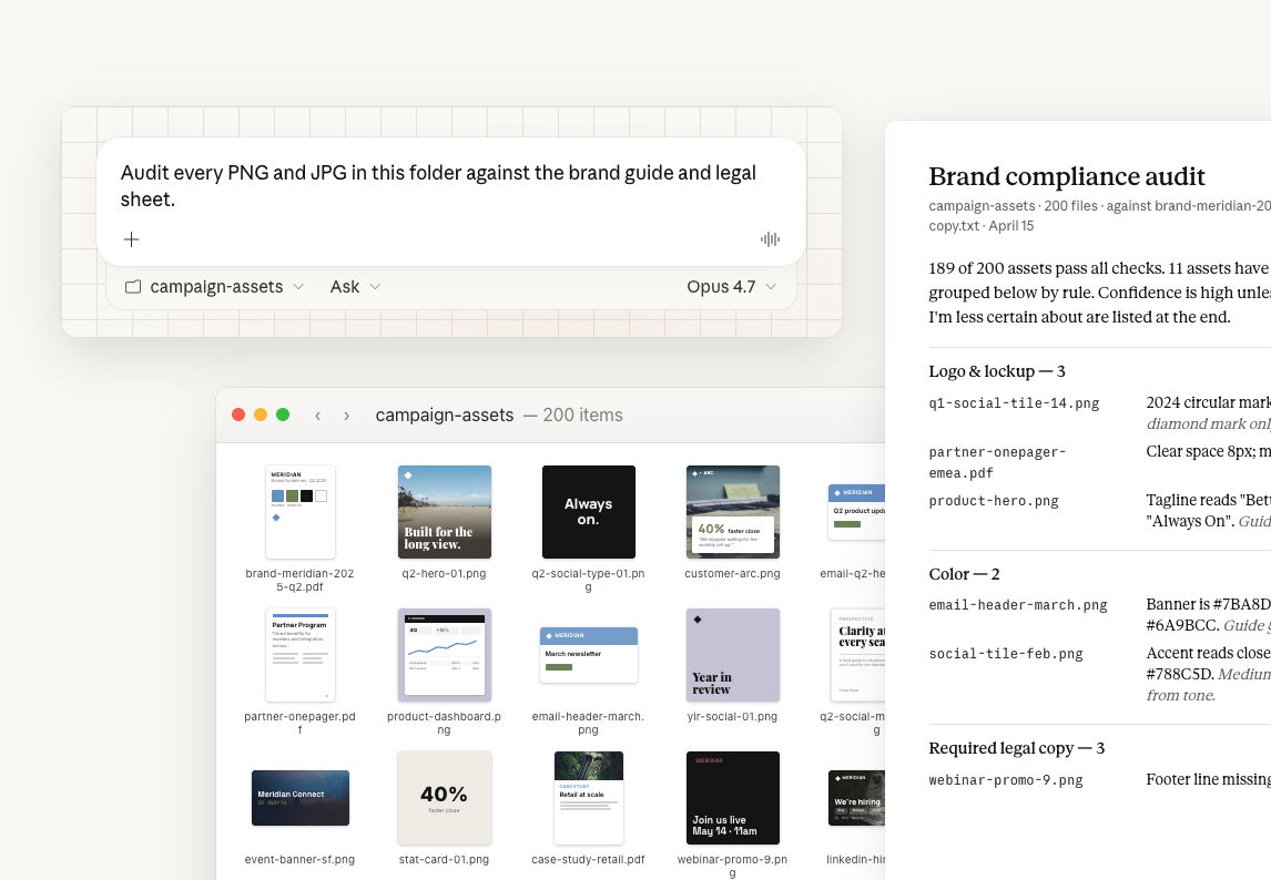 Claude workflow example