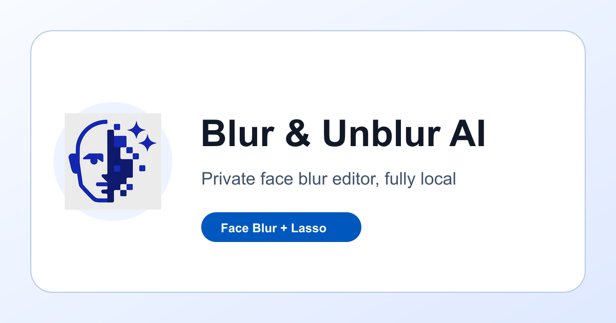 Blur & Unblur AI