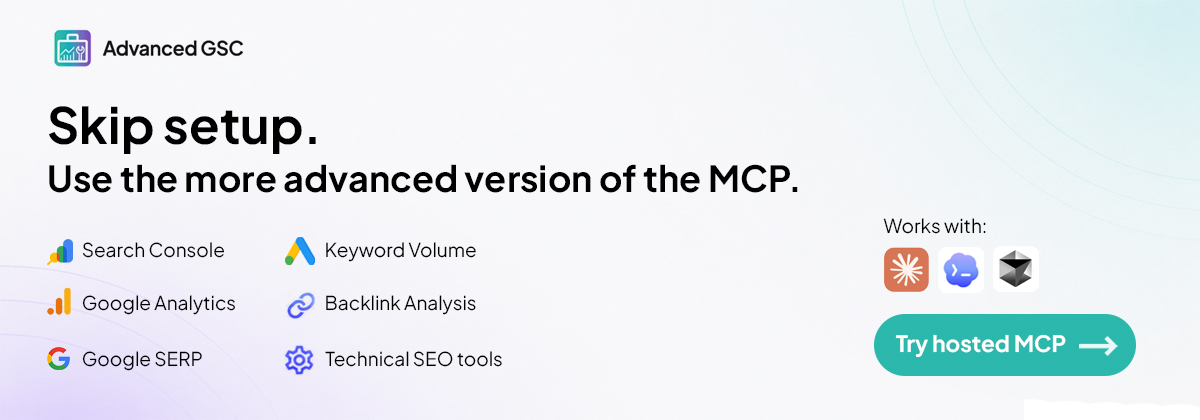 Official MCP GSC project interface or demonstration visual
