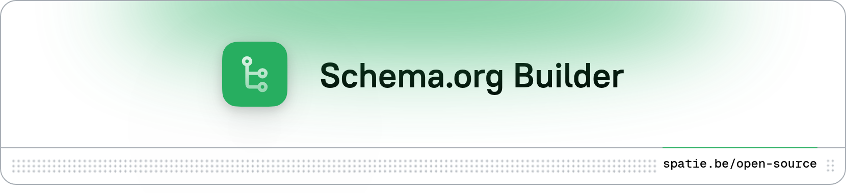 Official Spatie Schema.org project interface or demonstration visual